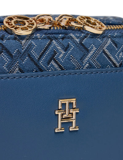 Geanta Tommy Hilfiger, albastru, piele & Textil ONE SIZE