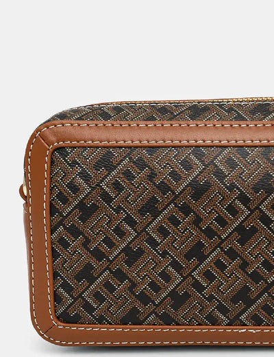 Geanta Tommy Hilfiger, maro/negru, ONE SIZE