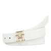 Tommy Hilfiger Din piele Curea de Damă Albă, Maro -2 fete - 95 cm