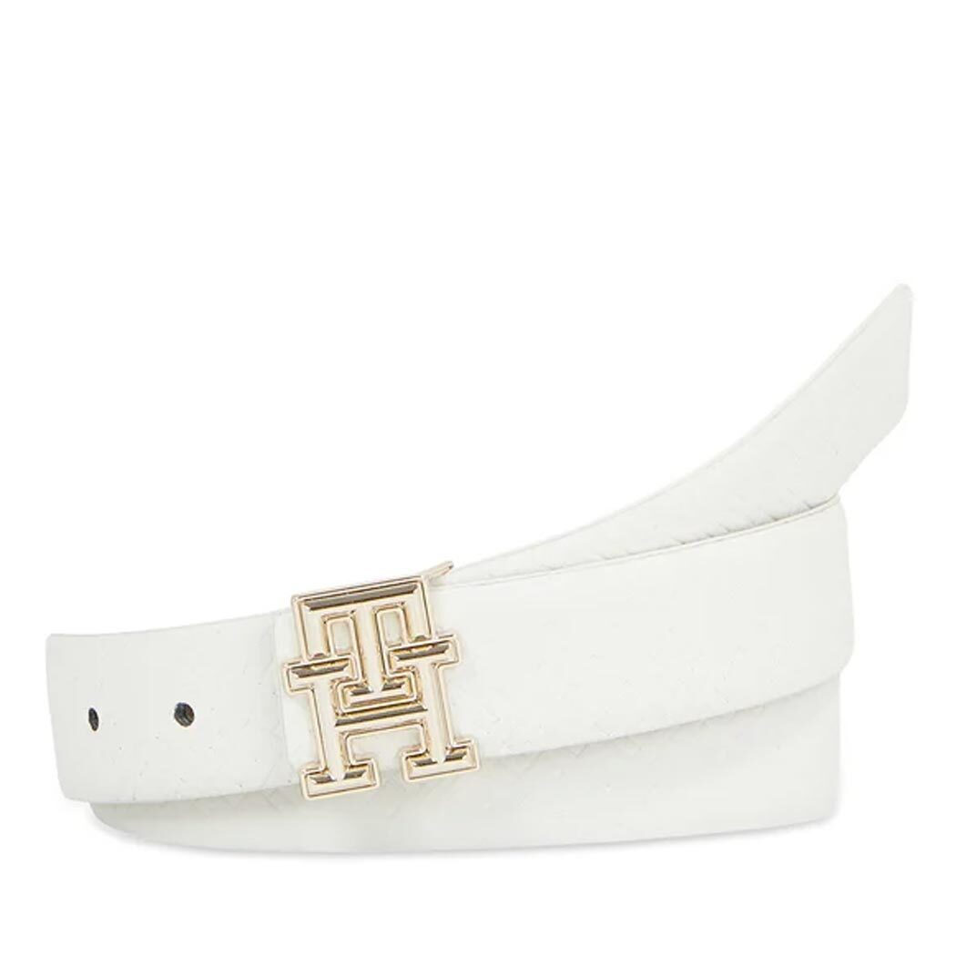 Tommy Hilfiger Din piele Curea de Damă Albă, Maro -2 fete - 95 cm