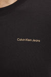 Calvin Klein Jeans tricou din bumbac barbati, culoarea negru, cu imprimeu, J30J325679, marimea XL