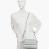 Geantă damă Calvin Klein Mini Quilt Camera, bleu, 21x15x6 cm