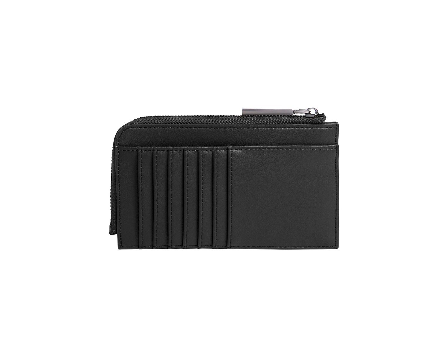CALVIN KLEIN, Portofel din piele ecologica cu detaliu logo, Negru
