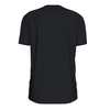 CALVIN KLEIN JEANS, Tricou de bumbac cu decolteu la baza gatului, Negru