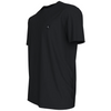 CALVIN KLEIN JEANS, Tricou de bumbac cu decolteu la baza gatului, Negru