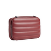 Geantă crossbody Calvin Klein, visiniu, aspect matlasat, cu baretă ajustabilă