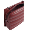 Geantă crossbody Calvin Klein, visiniu, aspect matlasat, cu baretă ajustabilă