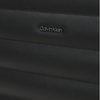 Geantă Calvin Klein Line Quilt Medium Tote, neagră, cu curea crossbody detașabilă