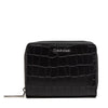 Portofel Calvin Klein pentru damă, negru, model Croco