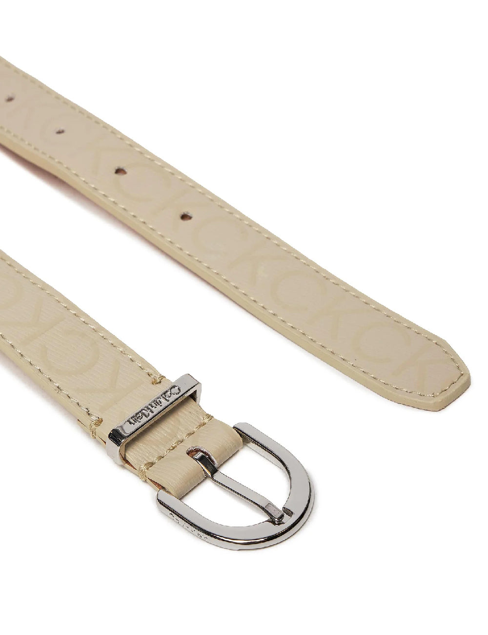Curea Calvin Klein, bej, 85/90/95 cm, dama