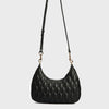 Geantă crossbody Tommy Hilfiger Refined, neagră, cu material matlasat și logo