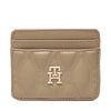 Etui pentru carduri Tommy Hilfiger, bej, din piele ecologică – cod AW0AW16591