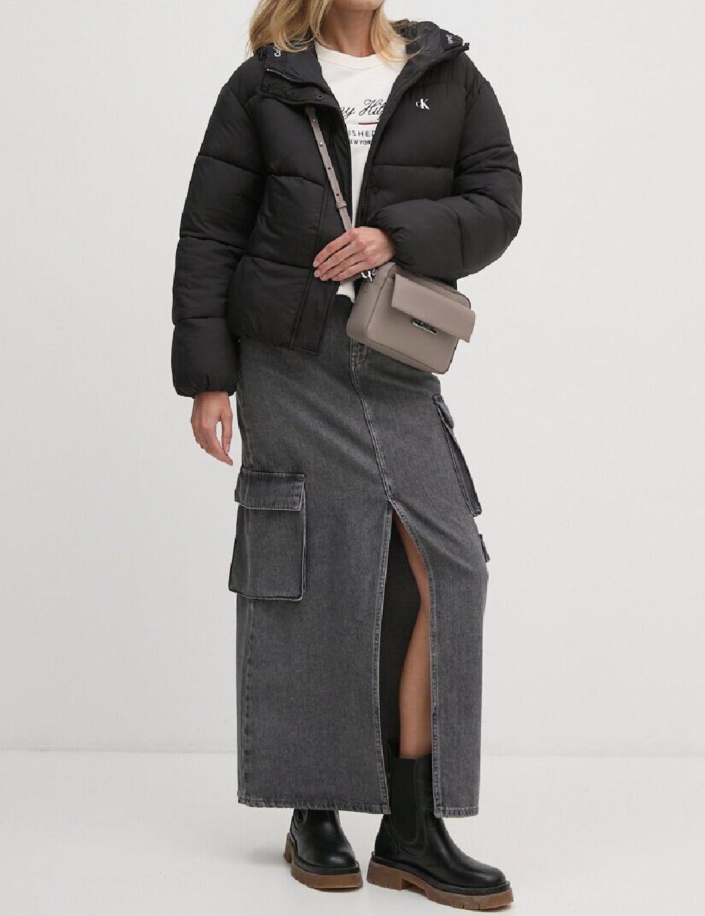 Geanta Calvin Klein, gri, ONE SIZE