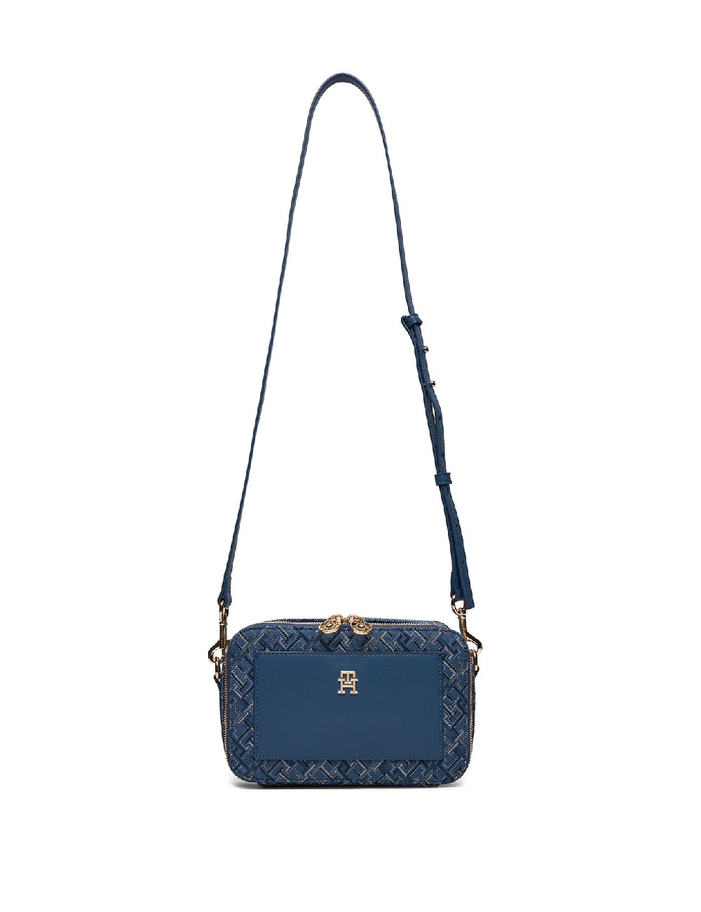 Geanta Tommy Hilfiger, albastru, piele & Textil ONE SIZE