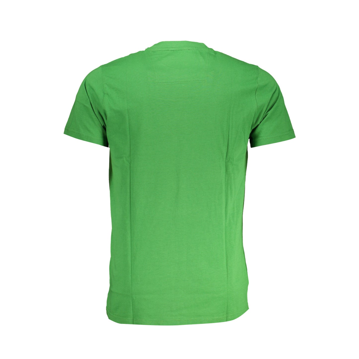 Tricou Cavalli Class, verde, 100% bumbac, cu imprimeu și logo