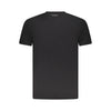 Tricou Trussardi, negru, 100% bumbac, model basic cu imprimeu și logo