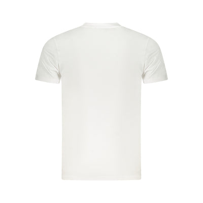 Tricou Cavalli Class, alb, 100% bumbac, cu logo