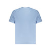 Tricou Calvin Klein, albastru, 100% bumbac, cu logo brodat