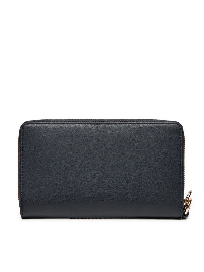 Tommy Hilfiger Portofel Mare de Damă AW0AW16324 Bleumarin