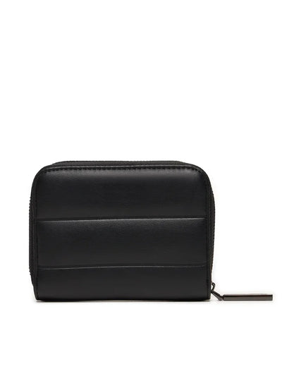 Calvin Klein Portofel Mic de Damă Line Quilt Medium Zip Around K60K612201 Negru